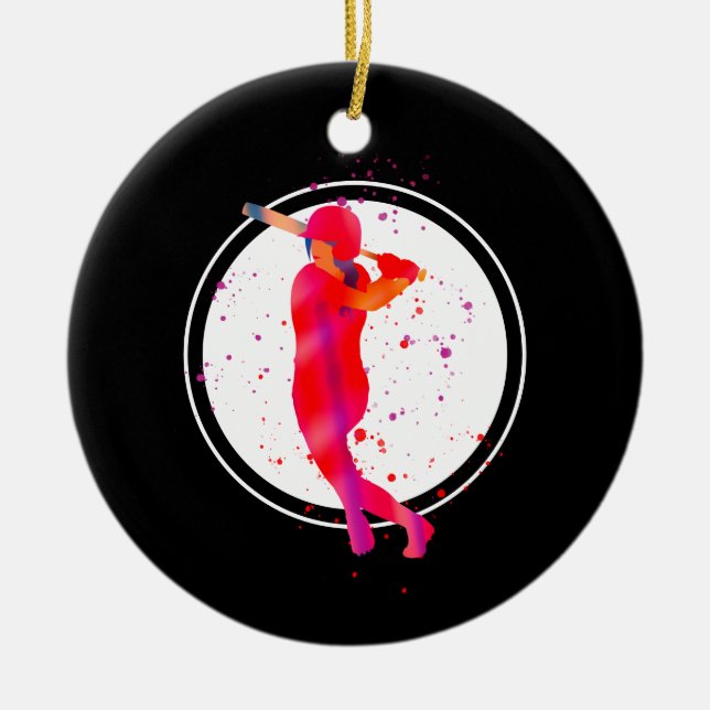 Girl vid Fladdermus Julgransprydnad Keramik (Framsidan)