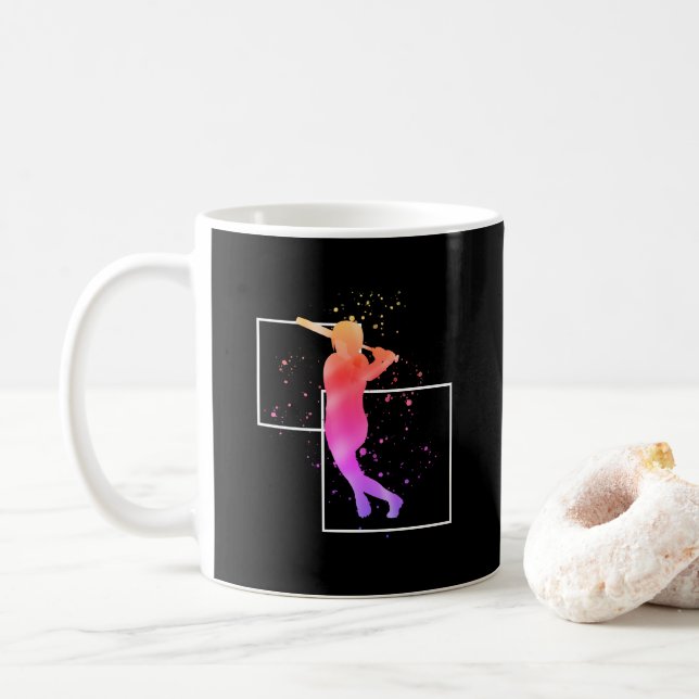 Girl vid Fladdermus Kaffemugg (Med munk)