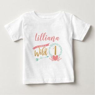 Girl Vild One Boho Tribal First Birthday Shirt T