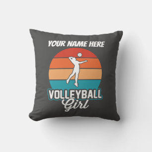 Girl Volleyball Dekorativ kudde