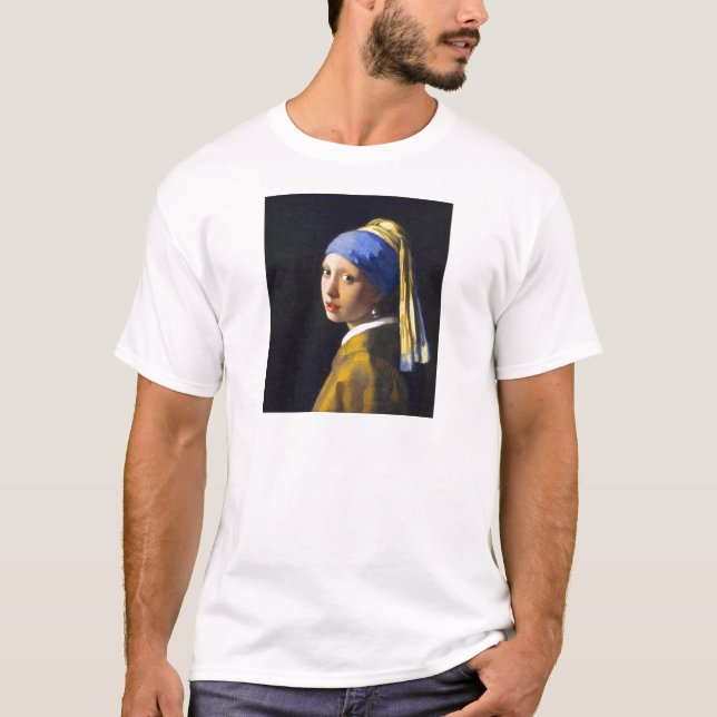 Girl w Pearl Earring ~ Vermeer Tröja (Framsida)