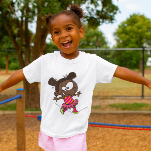 Girl Walking A Tightrope T Shirt