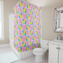 Girl Watercolor Rubber Anka Checkered