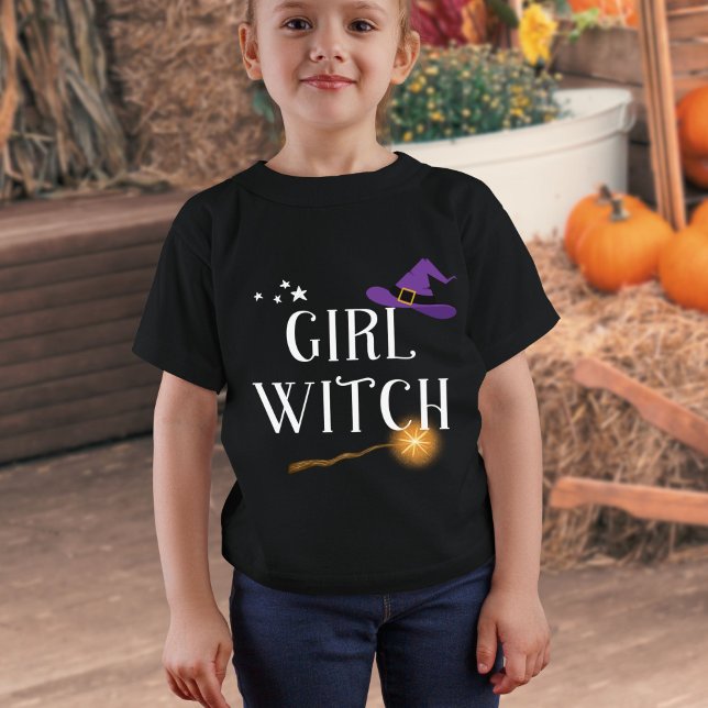 Girl Witch - Family Matching Halloween T Shirt (Skapare uppladdad)