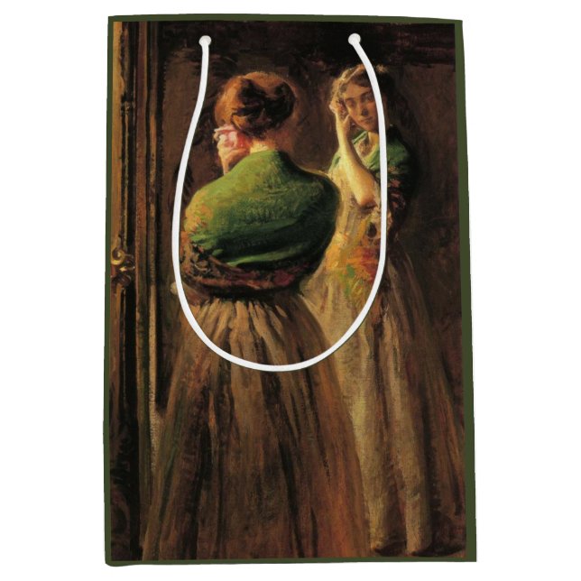 Girl with a Grönt Shawl (av Joseph DeCamp) (Framsidan)