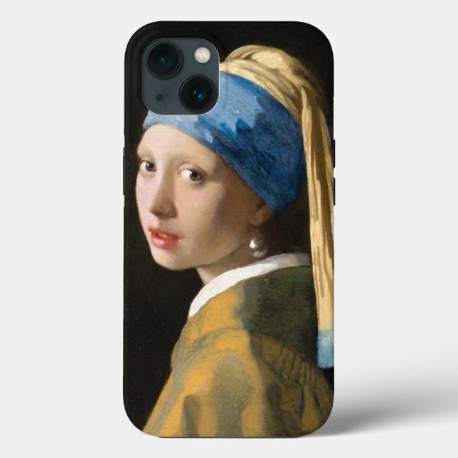 Girl with a Pearl Earring by Johannes Vermeer (Baksida)