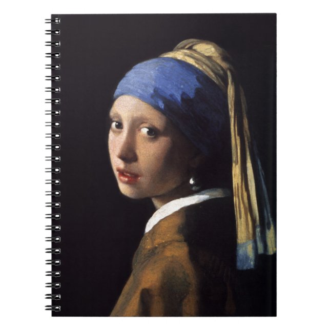 Girl with a Pearl Earring by Johannes Vermeer Anteckningsbok (Framsidan)