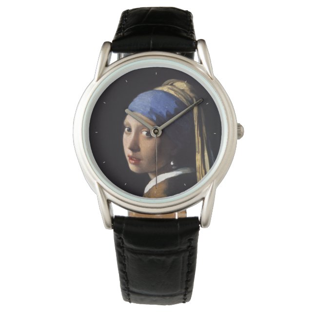 Girl with a Pearl Earring by Johannes Vermeer Armbandsur (Framsida)
