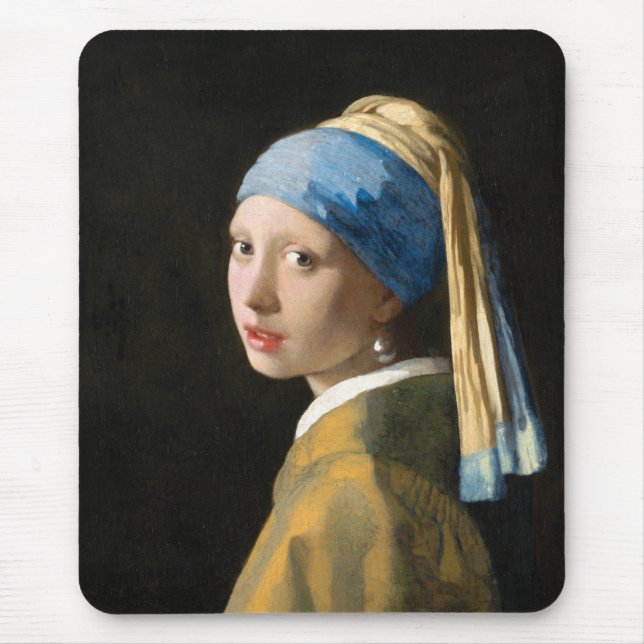 Girl with a Pearl Earring by Johannes Vermeer Musmatta (Framsidan)
