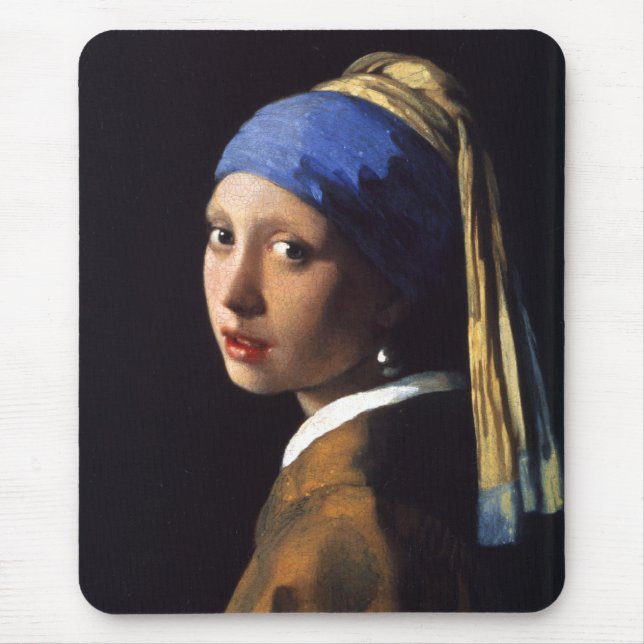 Girl with a pearl earring. By Johannes Vermeer Musmatta (Framsidan)