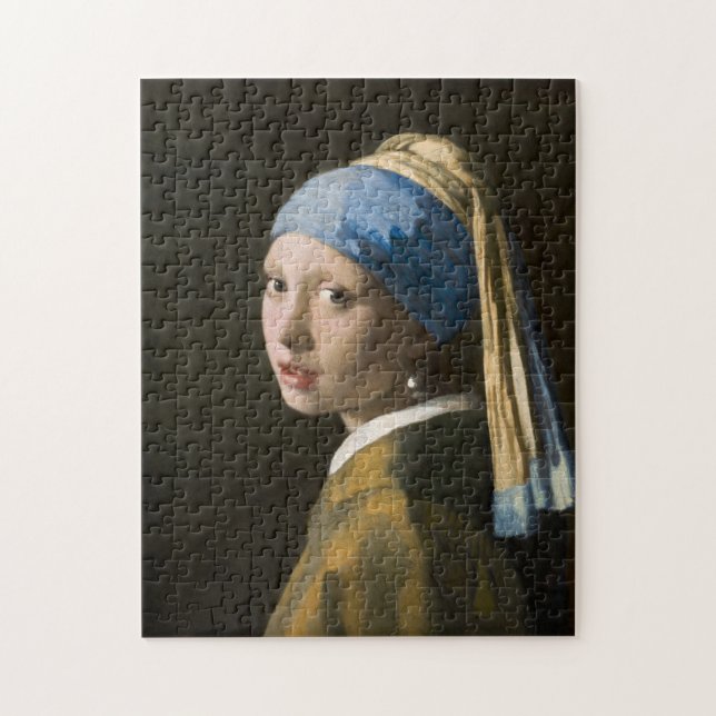 Girl with a Pearl Earring by Johannes Vermeer Pussel (Vertikal)