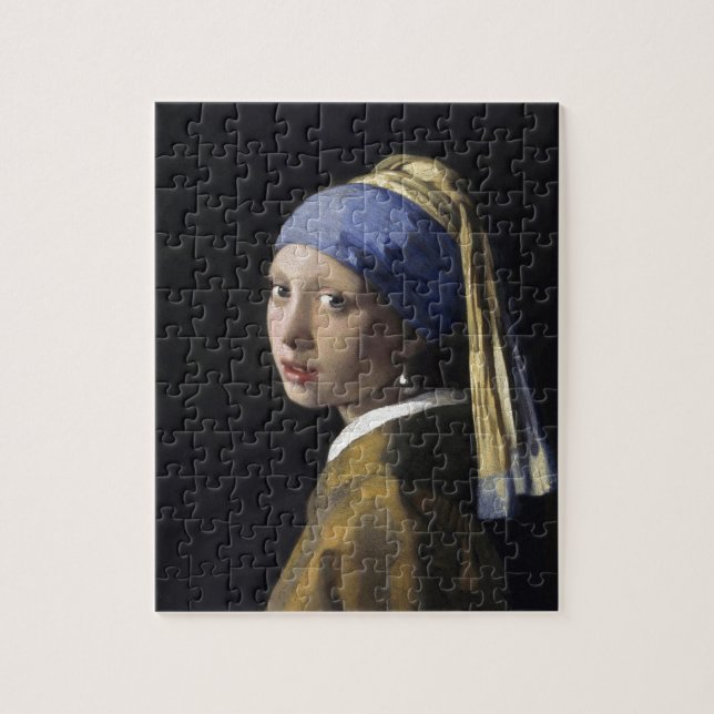 Girl with a Pearl Earring by Johannes Vermeer Pussel (Vertikal)