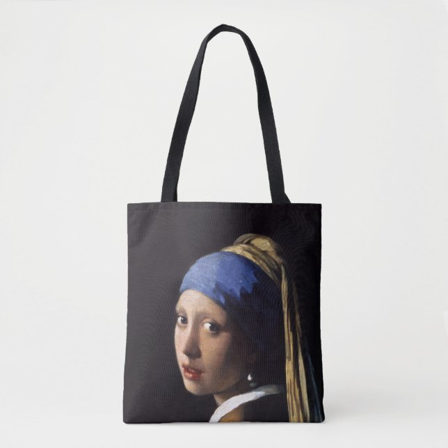 Girl with a Pearl Earring by Johannes Vermeer Tygkasse (Framsida)