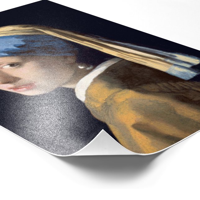 Girl with a Pearl Earring Fototryck (Hörn)