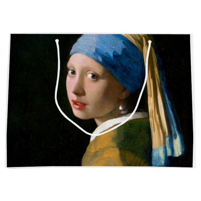 Girl with a Pearl Earring, Johannes Vermeer, 1665 (Framsidan)