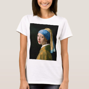 Girl with a Pearl Earring, Johannes Vermeer, 1665 T Shirt