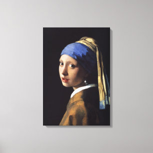 Girl with a Pearl Earring - Johannes Vermeer Canvastryck