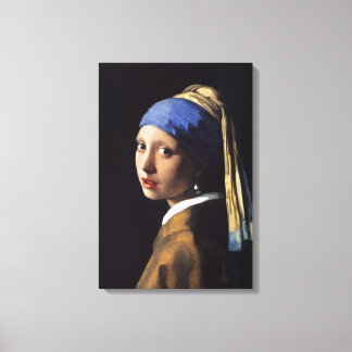 Girl with a Pearl Earring - Johannes Vermeer Canvastryck