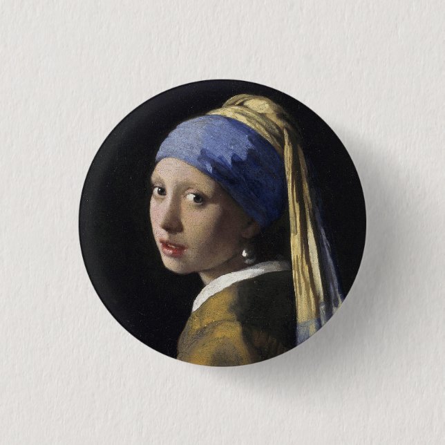 Girl with a Pearl Earring Knapp (Framsida)