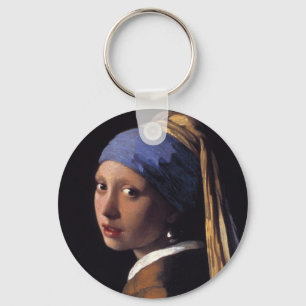 Girl with a Pearl Earring Nyckelring