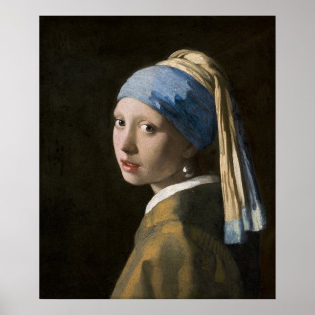 Girl with a Pearl Earring - Vermeer Poster (Framsidan)