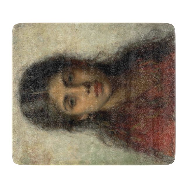 Girl with a Red Shawl (av Alexei Harlamoff) (Framsidan)