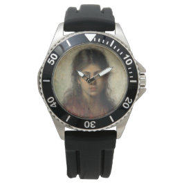 Girl with a Red Shawl (av Alexei Harlamoff) Armbandsur