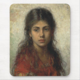 Girl with a Red Shawl (av Alexei Harlamoff) Musmatta
