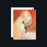 Girl with Blonde Hair by Helene Schjerfbeck Vykort<br><div class="desc">Helene Schjerfbeck - Girl with Blonde Hair,  1916. elena Sofia (Helene) Schjerfbeck (1862-1946) var en finsk målare. Scenen spelas upp med intimitet och avstånd. Kvinnans tjocka blonda hår,  som är djupt berusat i läsning,  omger henne som en skyddsdräkt.</div>