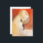 Girl with Blonde Hair by Helene Schjerfbeck Vykort<br><div class="desc">Helene Schjerfbeck - Girl with Blonde Hair,  1916. elena Sofia (Helene) Schjerfbeck (1862-1946) var en finsk målare. Scenen spelas upp med intimitet och avstånd. Kvinnans tjocka blonda hår,  som är djupt berusat i läsning,  omger henne som en skyddsdräkt.</div>