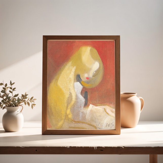 Girl with Blonde Hair, Helene Schjerfbeck Poster (Skapare uppladdad)