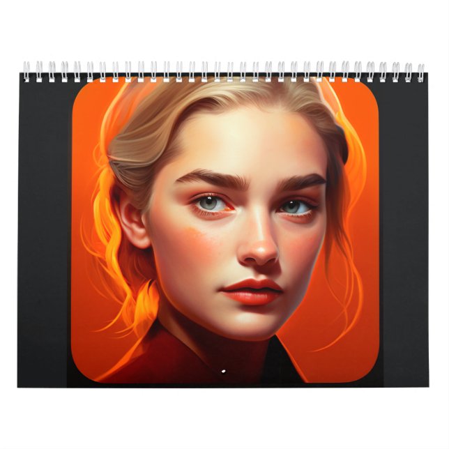 Girl with blue eyes kalender (Omslag)