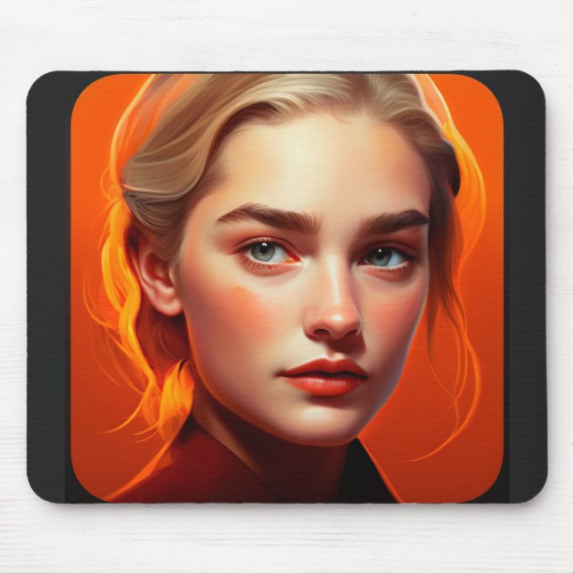 Girl with blue eyes musmatta (Framsidan)