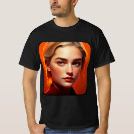 Girl with blue eyes t shirt