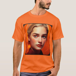 Girl with blue eyes t shirt