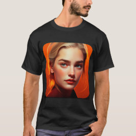 Girl with blue eyes t shirt