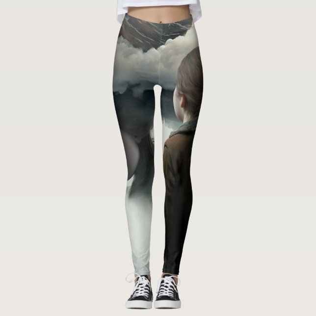Girl with clouds leggings (Framsida)