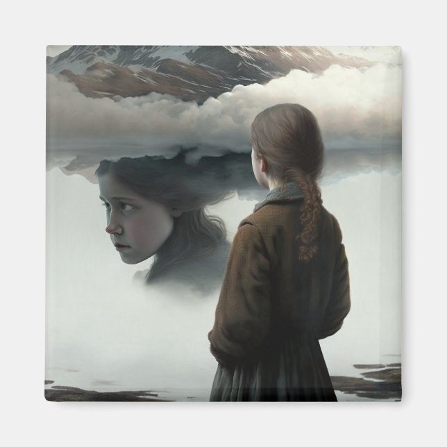Girl with clouds magnet (Framsidan)