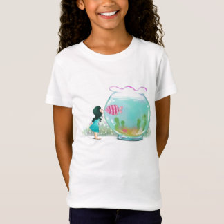 Girl with Fish Bowl Shirt T-shirt