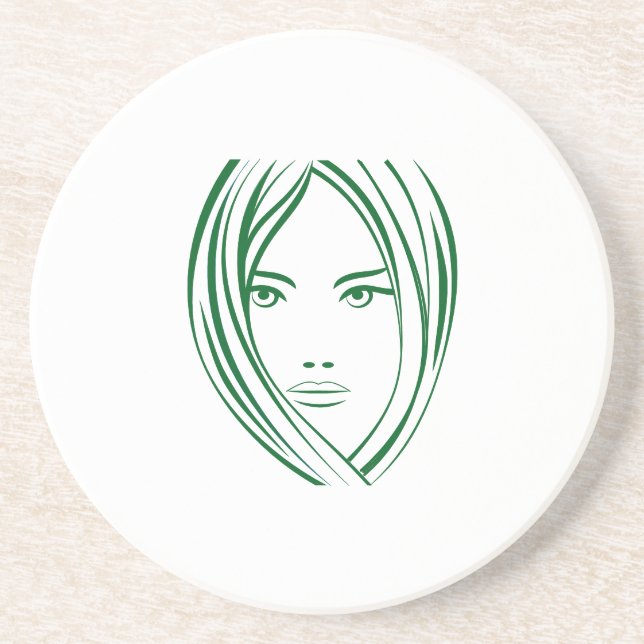 Girl with Headscarf Underlägg (Framsidan)