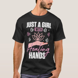 Girl with Healing Händer Reiki T Shirt