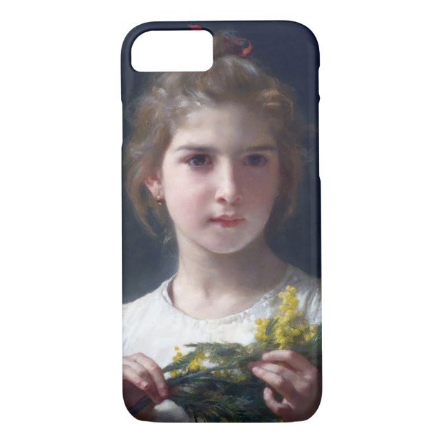 Girl with Mimosa, Bouguereau Case-Mate iPhone Skal (Baksida)
