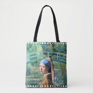 Girl with Pearl Earring, Vatten Lily Pond Tygkasse