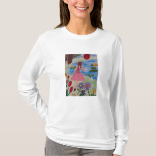 Girl with Red Balloon Långärmad T-Shirt