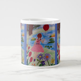 Girl with Red Balloon Mugg Jumbo Mugg