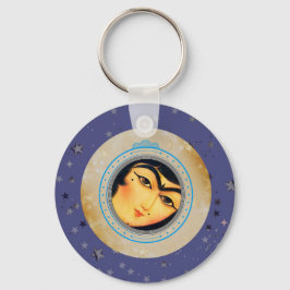 Girl with Stars Keychain - Charming Accessory for  Nyckelring