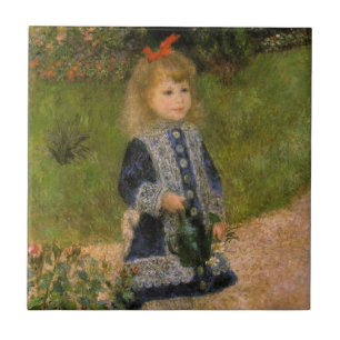 Girl with Watercan by Renoir Kakelplatta
