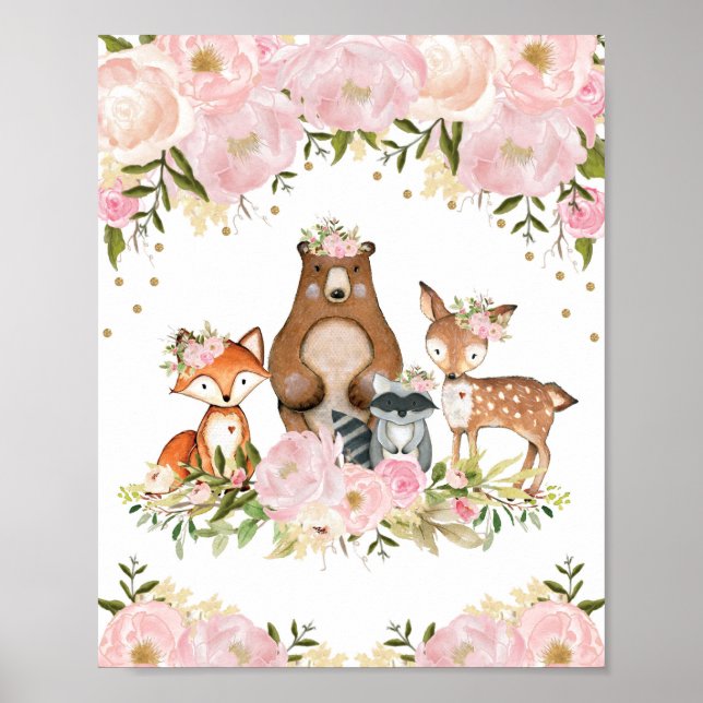 Girl Woodland Poster (Framsidan)