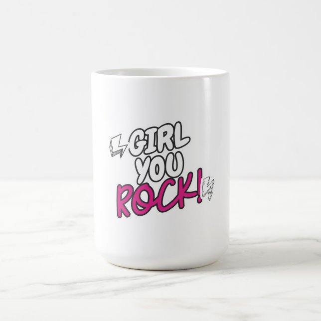Girl You Sten Empowerment Quote Shirt Kaffemugg (Center)