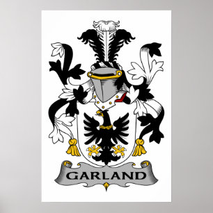 Girlandfamiljvapensköld Poster